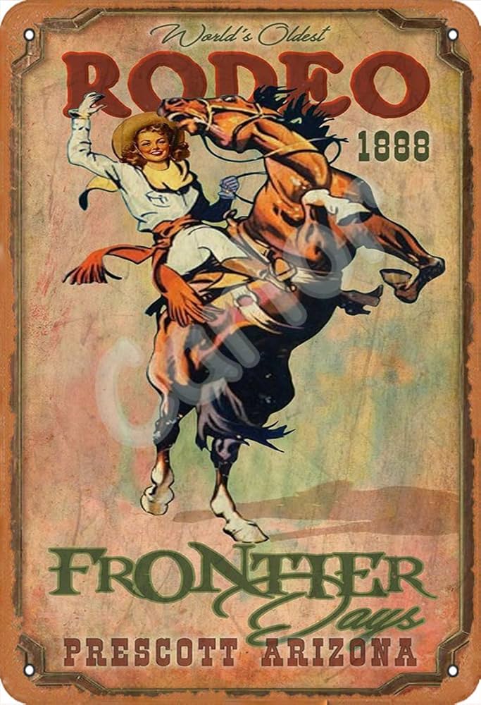 Amazon.co.jp: Carlor Rodeo ウエスタンカウボーイシリーズ ポスター