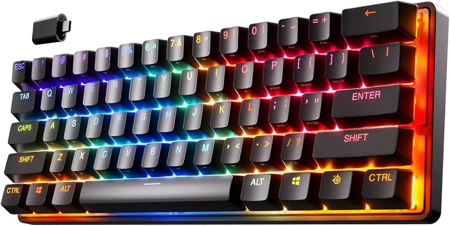 Amazon.co.jp: SteelSeries ゲーミングキーボード ミニサイズ Apex Pro