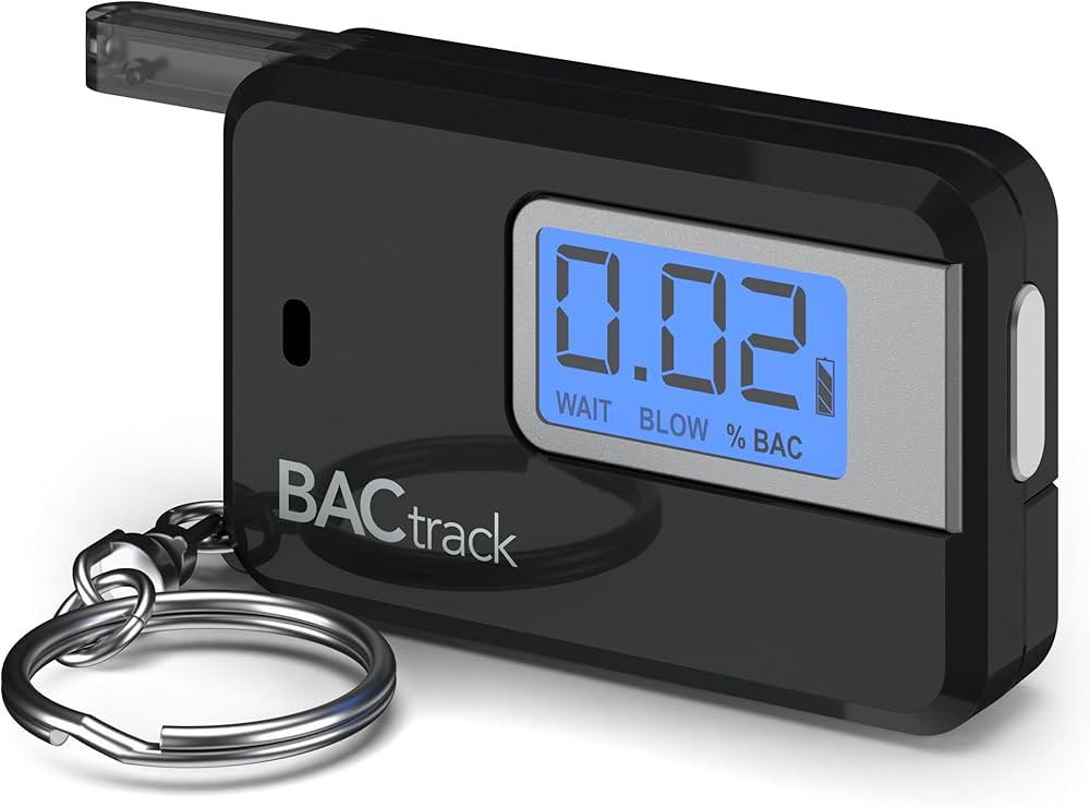 Amazon.com: BACtrack Go Keychain Breathalyzer (Black) | Ultra