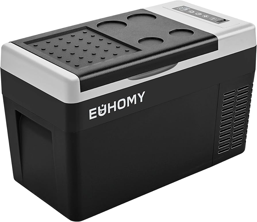 Amazon.co.jp: EUHOMY 車載冷蔵庫 ポータブル冷蔵庫 小型 【-20℃～20