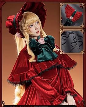 Amazon.co.jp: ローゼンメイデン コスプレ衣装 真紅 3点セット
