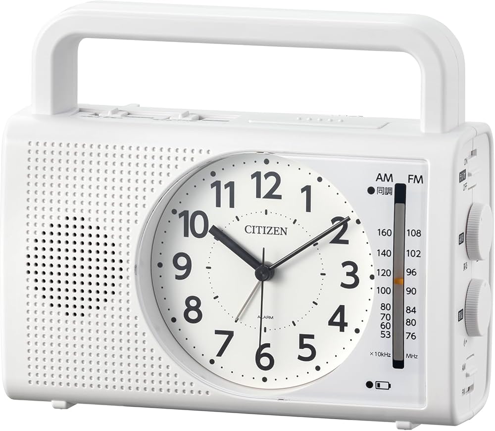 Amazon.co.jp: リズム(RHYTHM) シチズン 目覚まし時計 防災 クロック