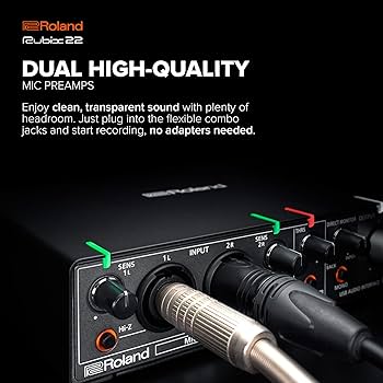 Amazon.com: Roland Rubix22 2-In/2-Out USB Audio Interface | High
