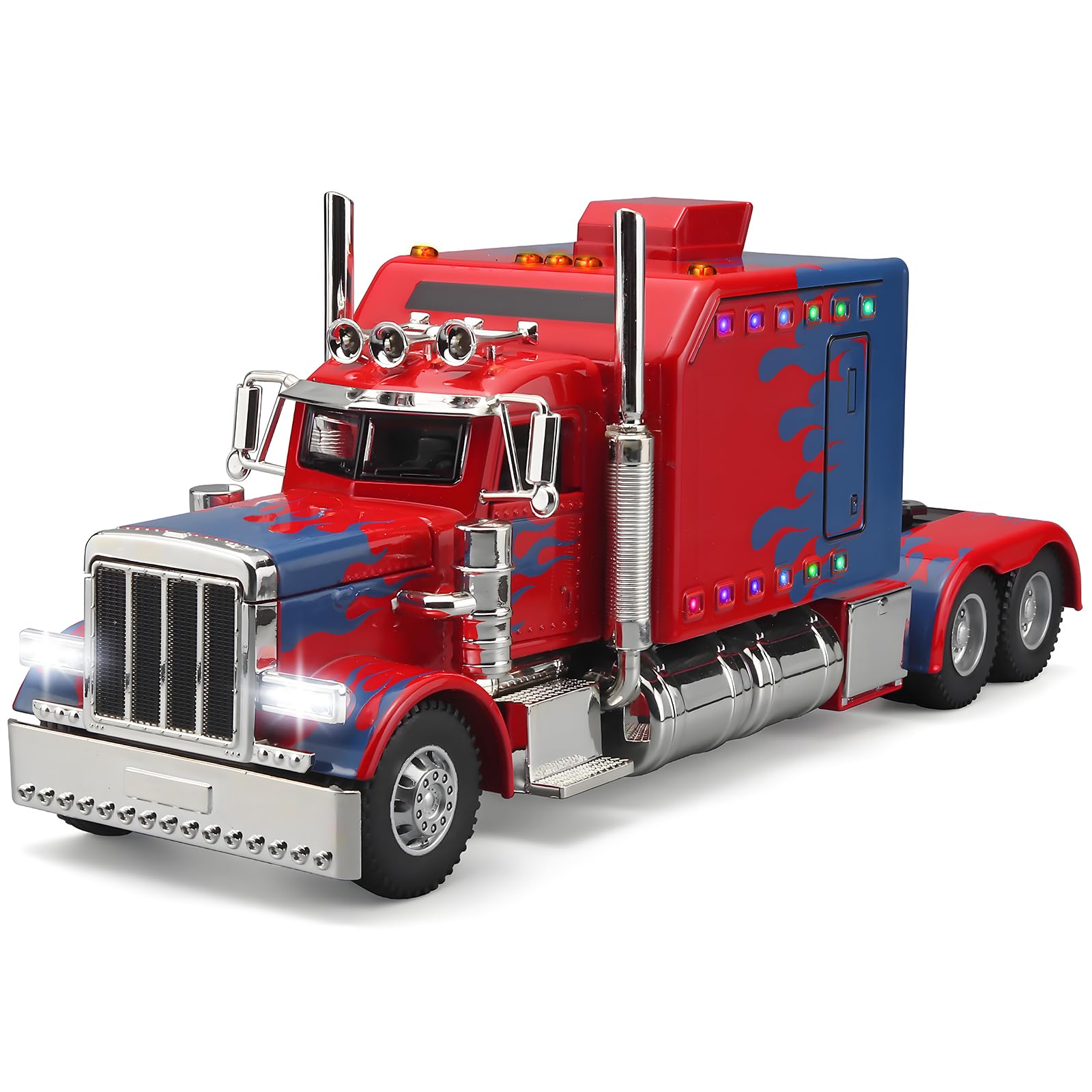 Amazon.com: OANMYJJO Semi Truck Heavy Truck Tow Toy,Metal Diecast