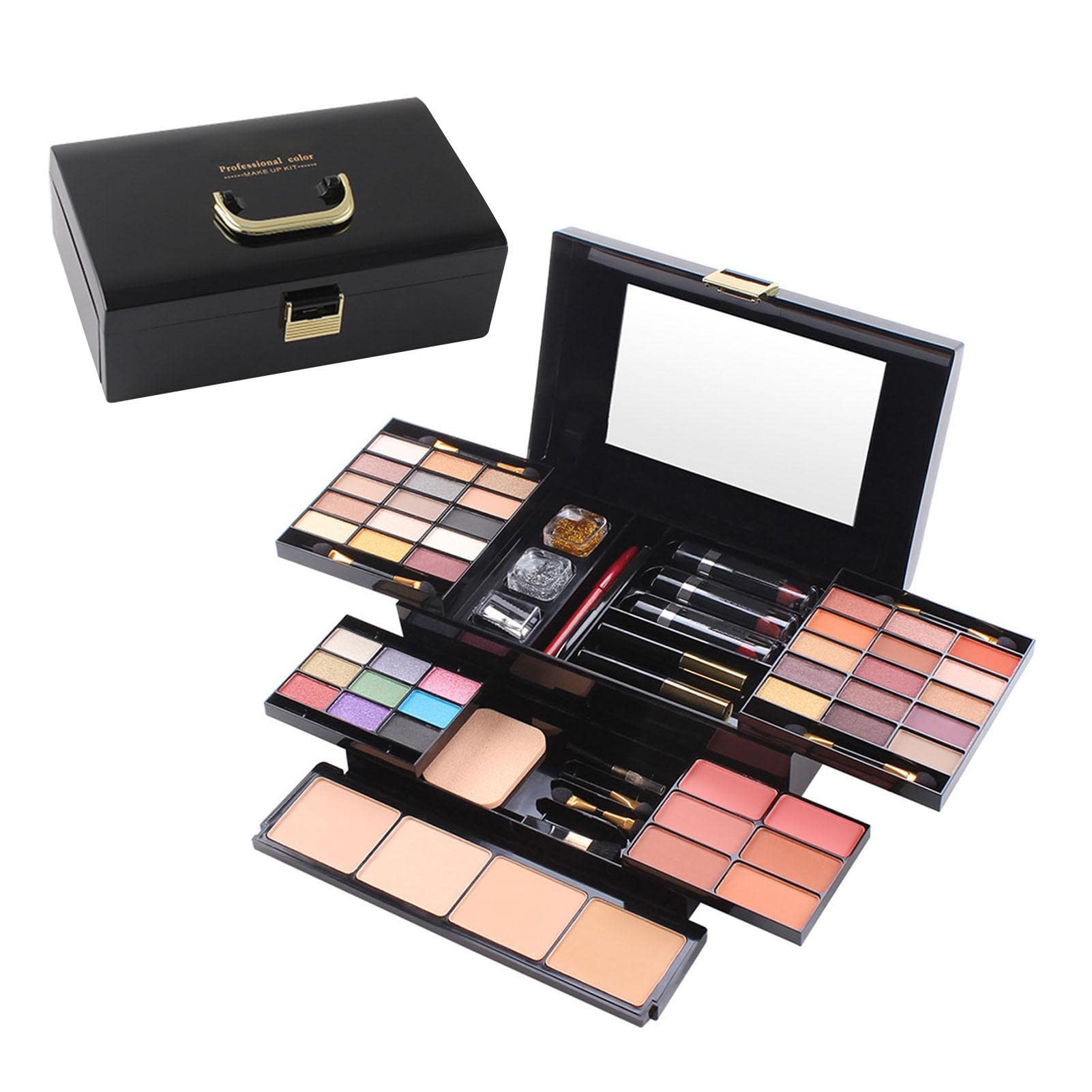 Amazon.co.jp: アイシャドウパレット メイクパレット39色入り リップ