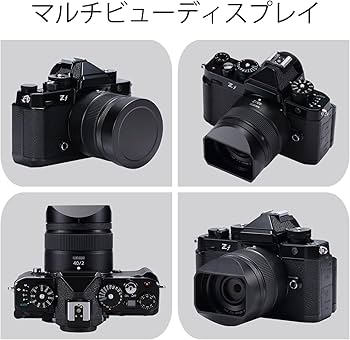 Amazon | メタルスクエアレンズフード（キャップ付き）、Nikkor Z 40mm