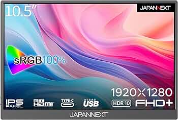 Amazon.co.jp: JAPANNEXT 10.5インチ モバイルモニター IPS パネル