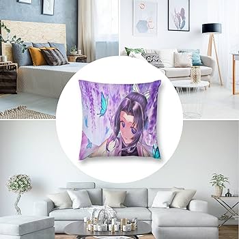 Amazon｜胡蝶しのぶ 蟲柱 枕カバー クッションカバー 抱き枕カバー