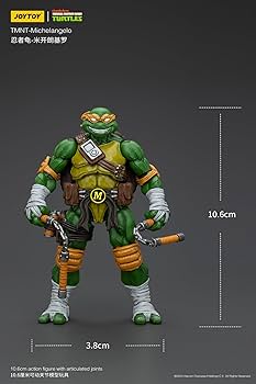 Amazon | JOYTOY TMNT ミュータント タートルズ TMNT ミケランジェロ 1