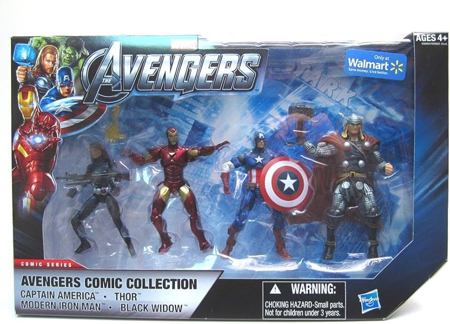 Amazon.co.jp: Marvel マーベルAvengers Comic Collection 4 Inch