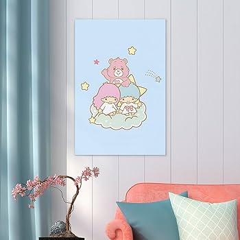 Amazon.co.jp: ケアベア キキララ ポスター 絵画 インテリア 壁紙用