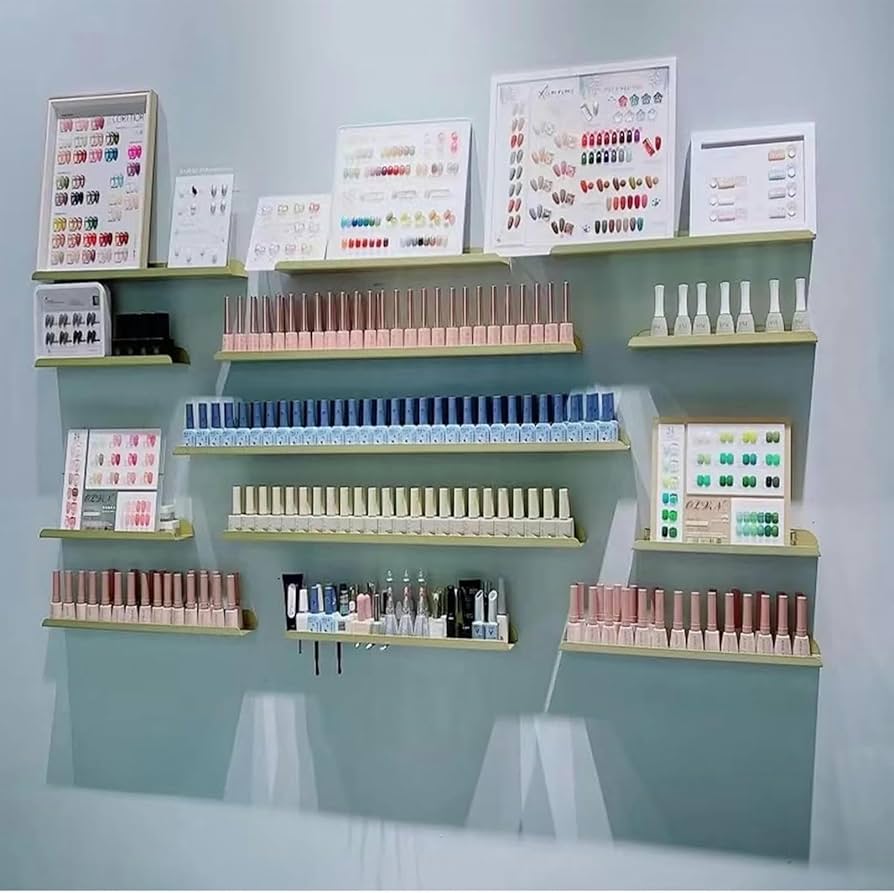 Amazon.co.jp: 壁掛け式ネイルポリッシュボトルディスプレイラック