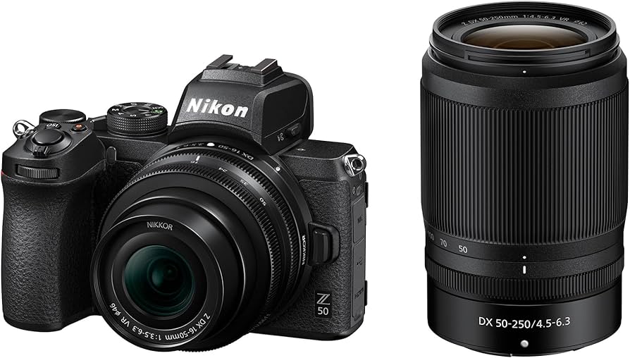 Amazon.com : Nikon Z 50 with Two Lenses | Compact mirrorless