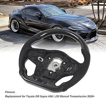 Amazon | カーボンファイバーステアリングホイール交換用 トヨタ GR
