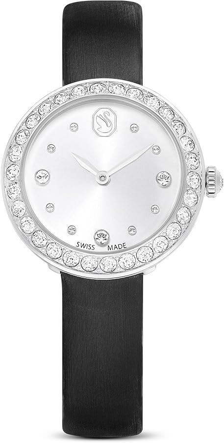 Amazon.com: Swarovski Matrix Tennis Watch, Swiss Made, Leather