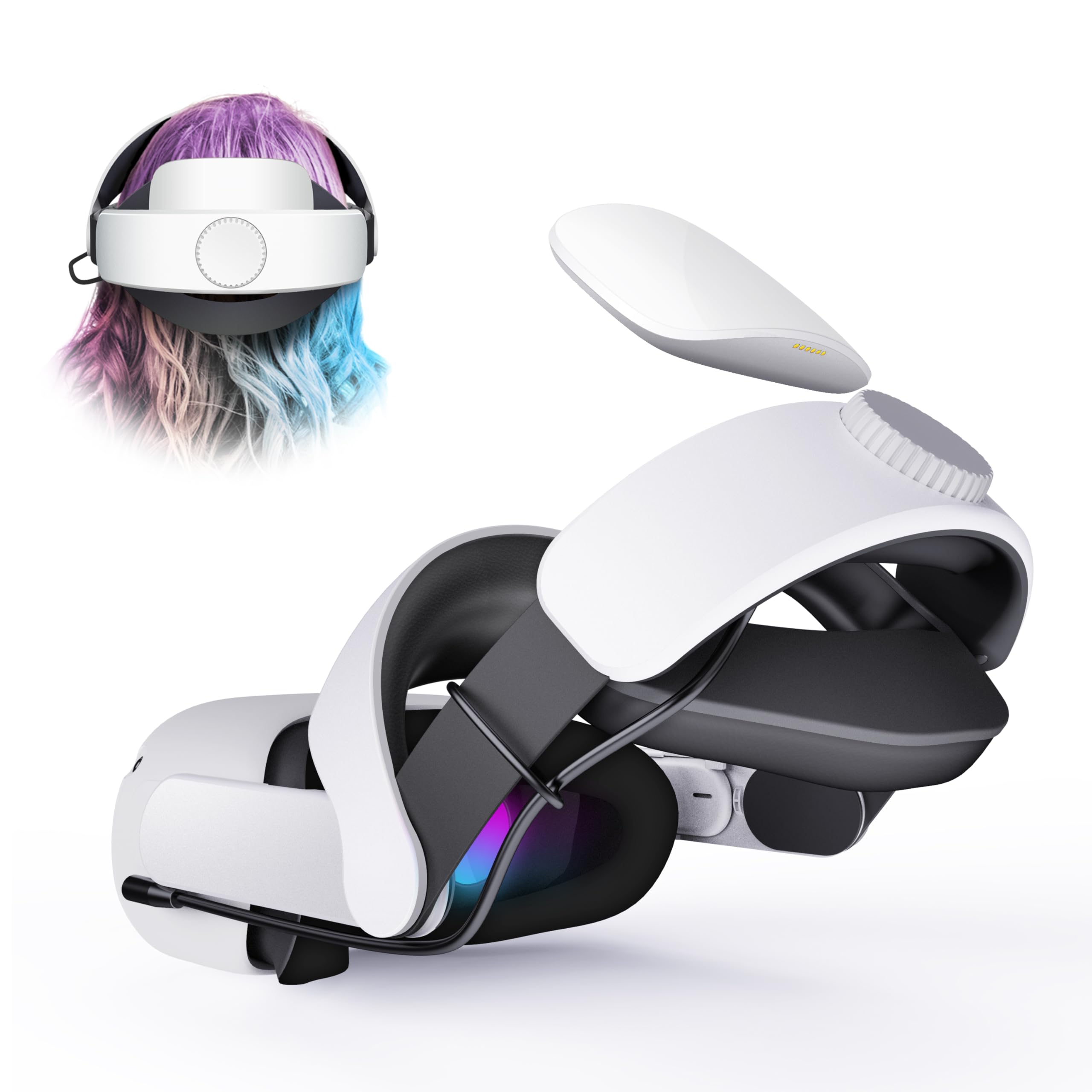 Amazon.com: Head Strap with Battery for Oculus Quest 2, Meta Quest