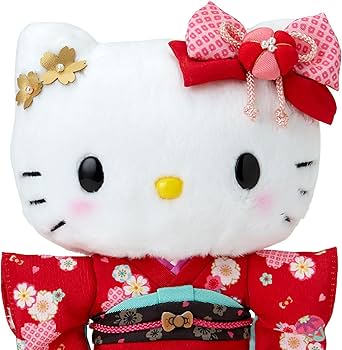Amazon.co.jp: サンリオ(SANRIO) ぬいぐるみ（着物） ハローキティ