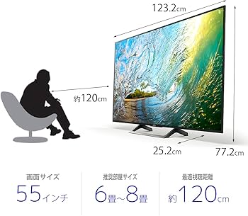Amazon | ソニー 55V型 液晶 テレビ ブラビア KJ-55X8500E 4K Android