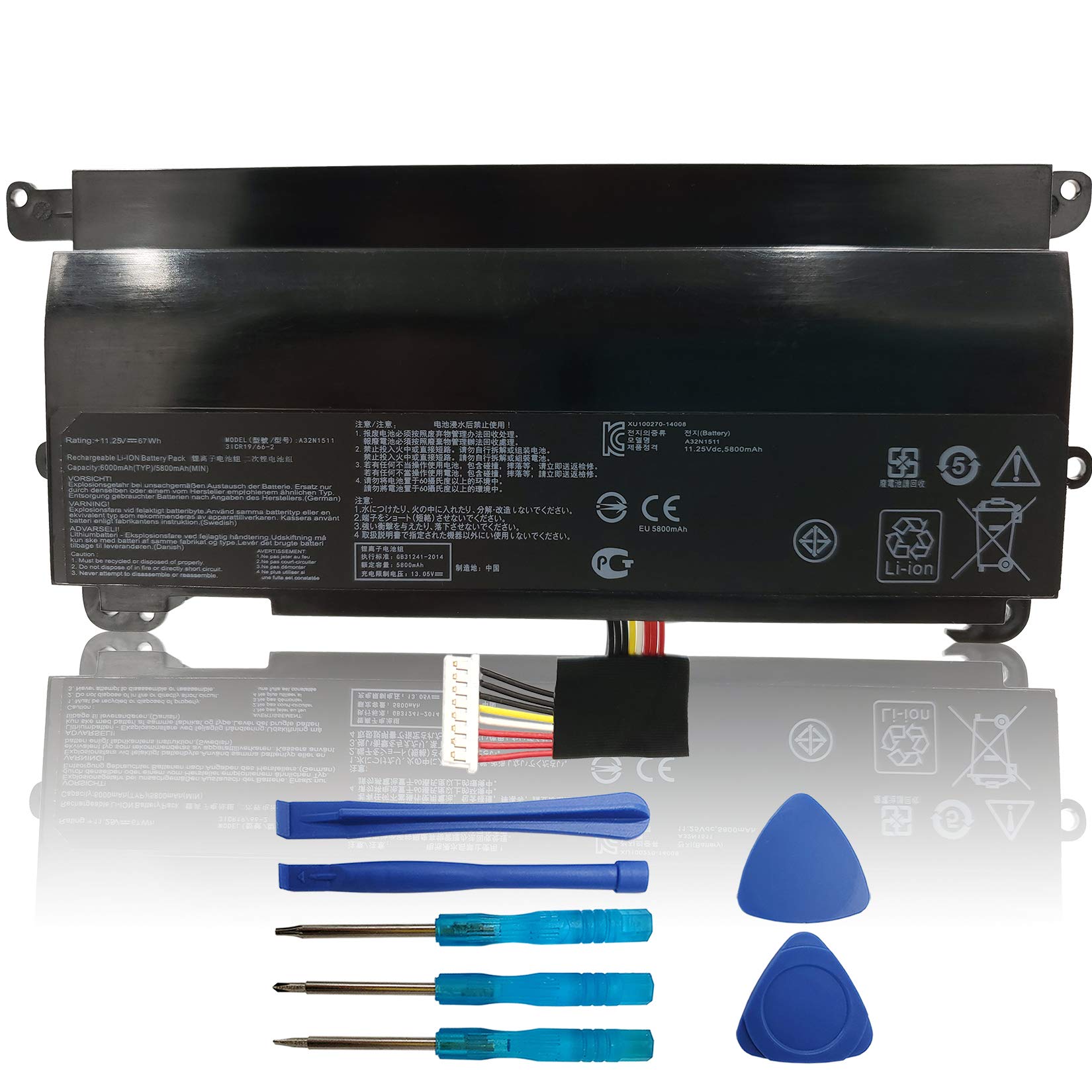 Amazon.com: A32N1511 Laptop replacement battery for Asus ROG G752