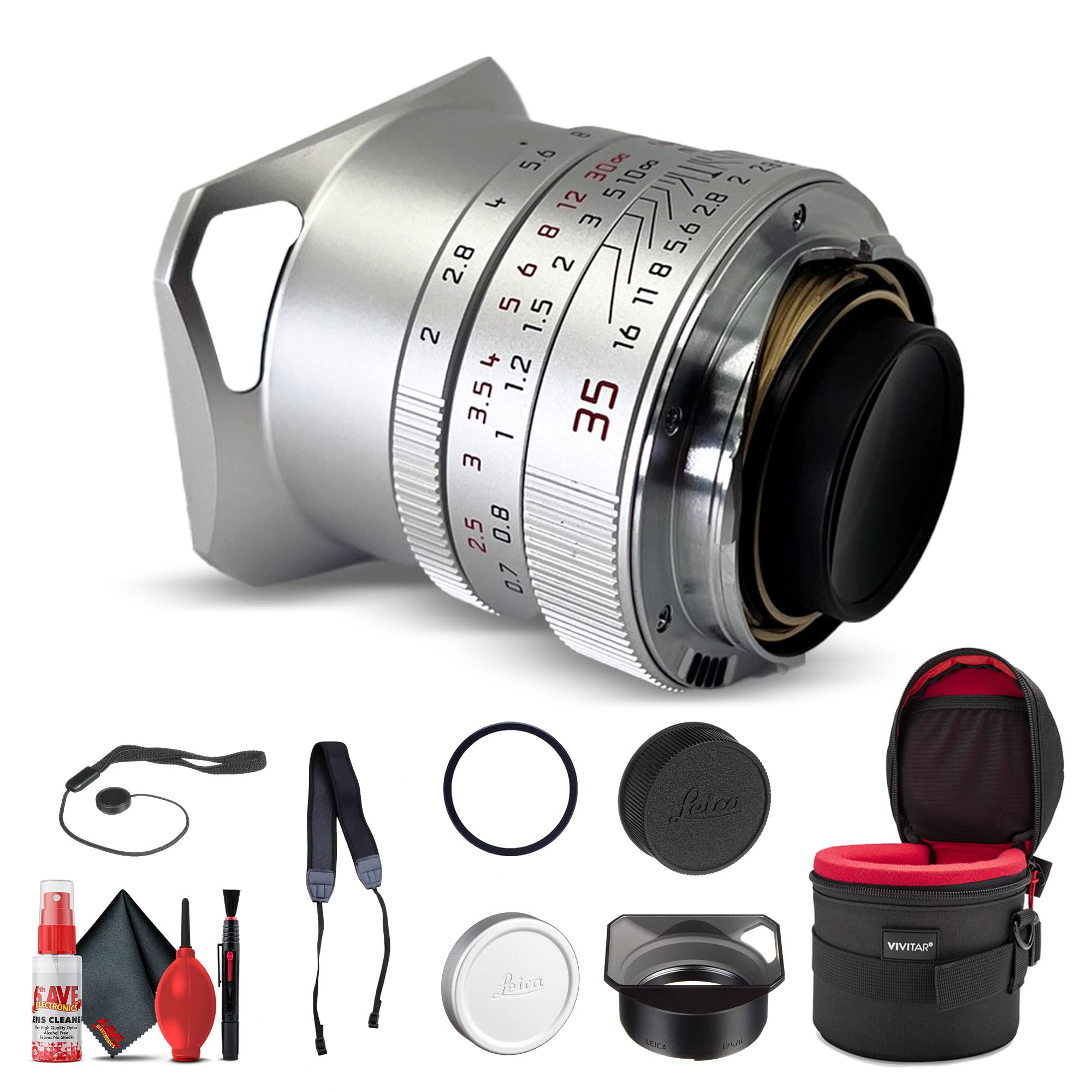 Amazon.com : Leica Summicron-M 35mm f/2 ASPH. Lens - Silver (11674