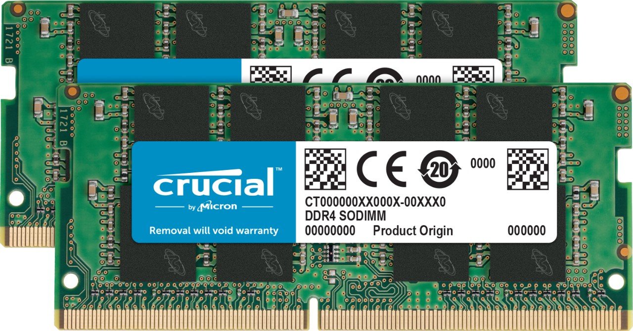 Crucial 16GB Kit (8GBx2) DDR4 2133 MT/s (PC4-17000) DR x8 SODIMM