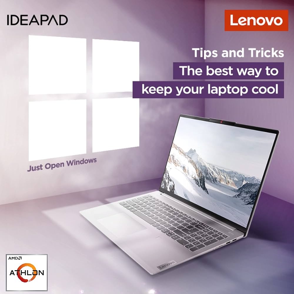 Lenovo IdeaPad, 8GB RAM, 256GB SSD, AMD Dual-core Processor, 15.6