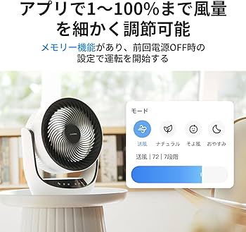 Amazon | SwitchBot サーキュレーター Lite 静音 首振り - スイッチ