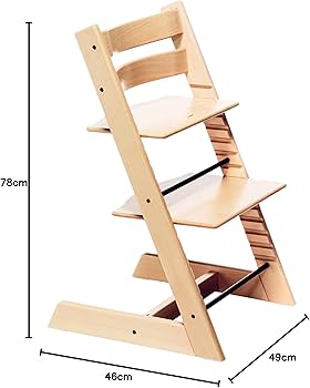 Amazon.co.jp: Stokke - Tripp Trapp High Chair - Natural : Baby