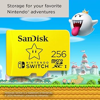 Amazon.com: SanDisk 256GB microSDXC-Card, Licensed for Nintendo
