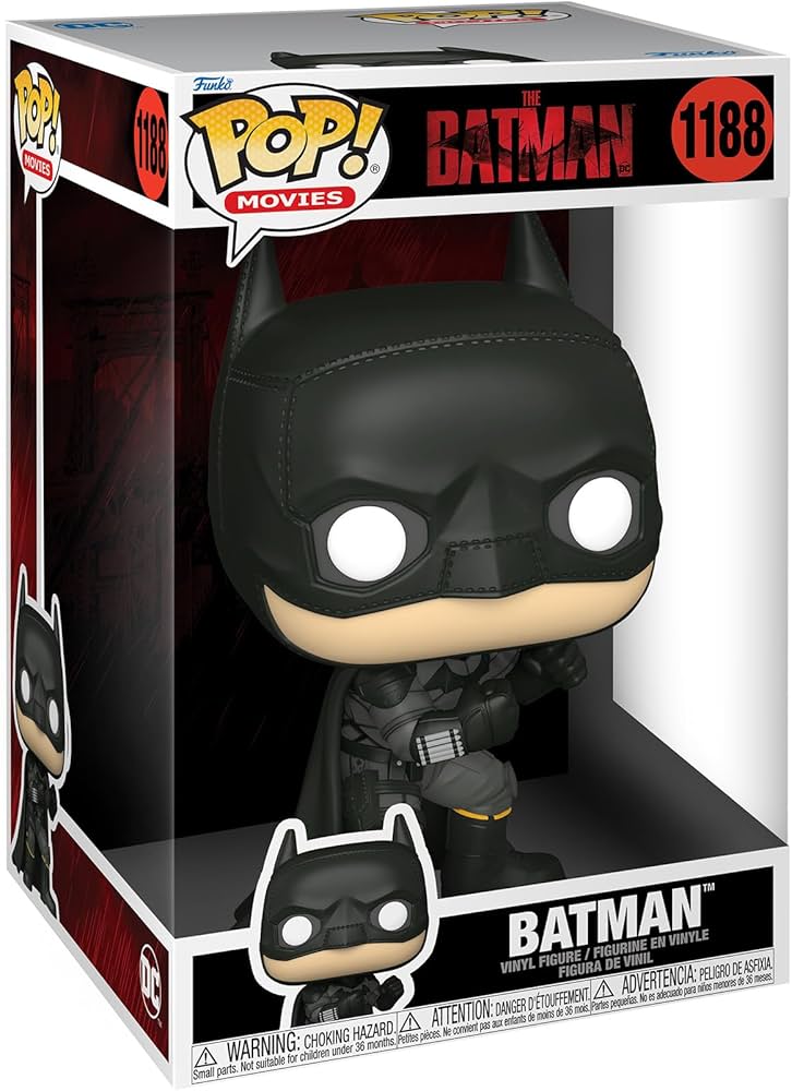 Amazon.com: Funko Pop! Jumbo: The Batman - Batman : Toys & Games