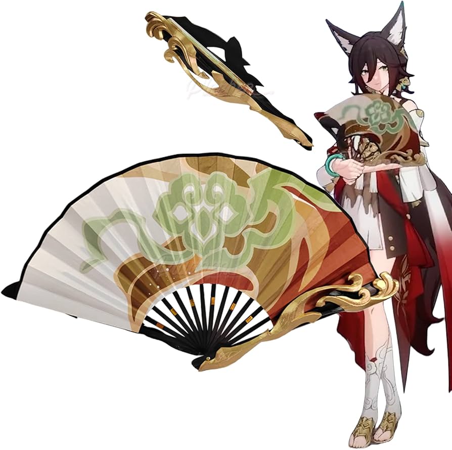 Amazon.co.jp: Plazhen 崩壊スターレイル コスプレ 停雲 ていうん 扇子