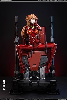 Amazon.co.jp: 惣流・アスカ・ラングレー フィギュア 1/4スケール 塗装