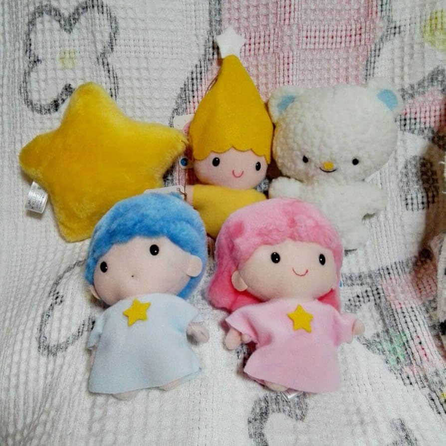 Amazon.co.jp: レトロ リトルツインスターズ キキララ ぬいぐるみ 5こ
