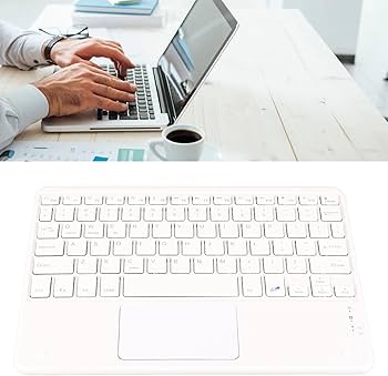 Amazon.co.jp: タッチパッド付きワイヤレスBluetoothキーボード、78