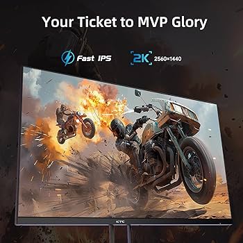 Amazon.co.jp: KTC 27” Gaming Monitor 180Hz QHD(2560× 1440p), 1MS