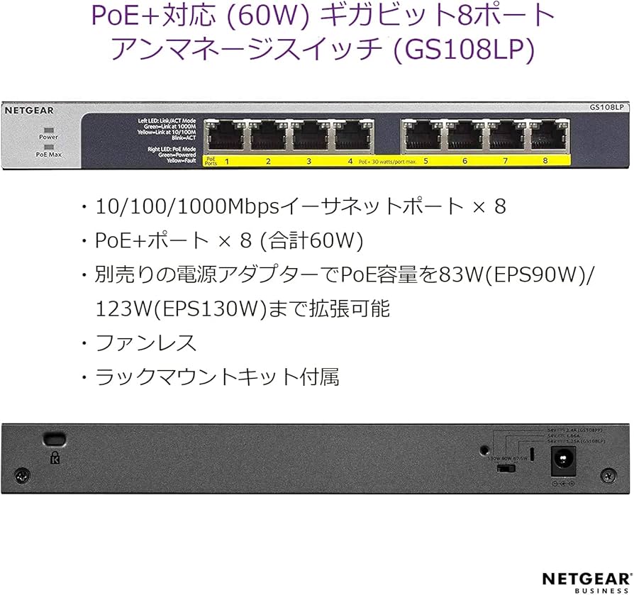 Amazon | 【正規品】 ネットギア NETGEAR スイッチングハブ 8ポート 1G