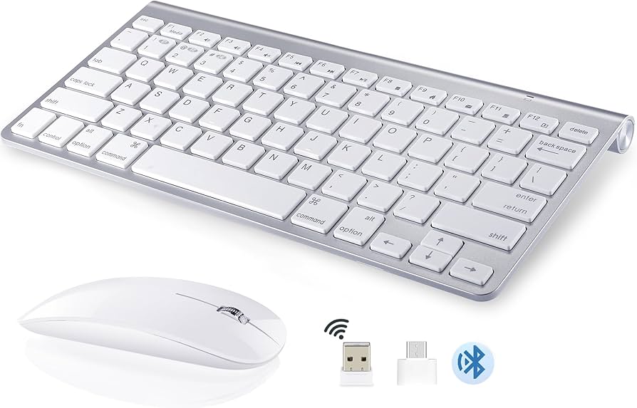 Wireless Keyboard and Mouse for Mac Bluetooth USB C Compatible