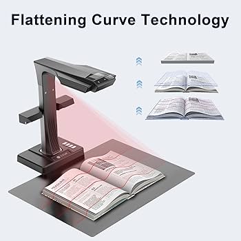 CZUR ET16 Plus Book Scanner, Professional Document Scanner with