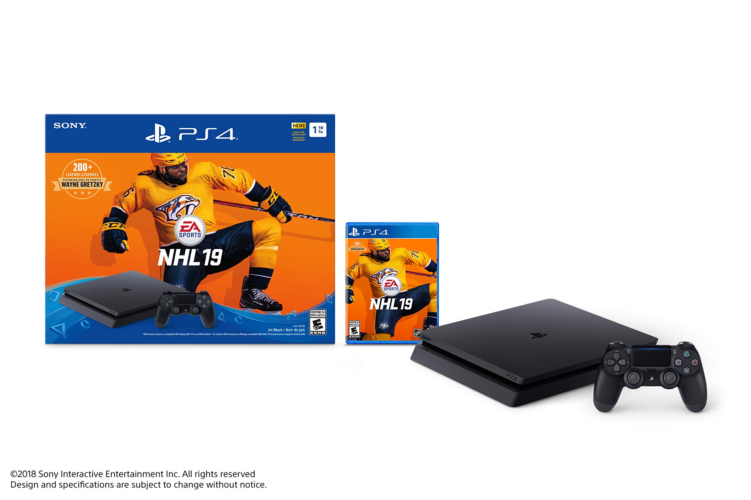 Amazon.com: Sony PlayStation 4 1TB Slim - NHL 19 Bundle Edition