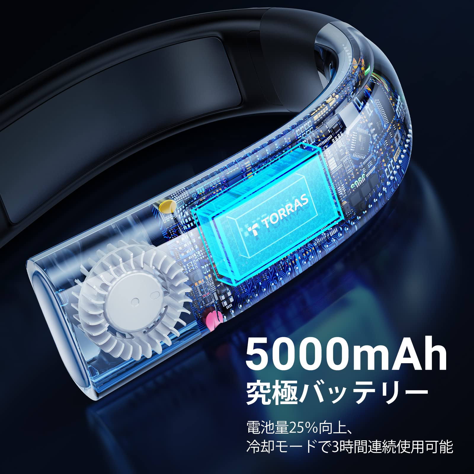 Amazon | 【COOLIFY 2・5000mAhモデル 】TORRAS ネッククーラー 首掛け