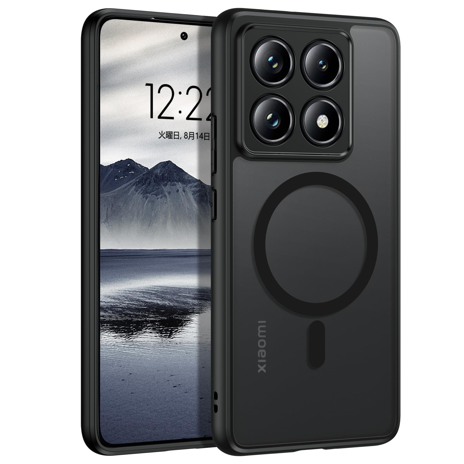 Amazon.co.jp: DOMAVER Xiaomi 14T Pro ケース 半透明 Magafe対応