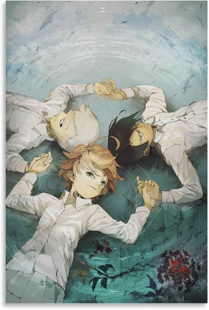 Amazon.co.jp: 約束のネバーランド エマ 超クリア 漫画 ポスター (9