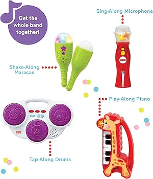 Fisher-Price My First Play-Along Band Set Toddler Music Toys Set