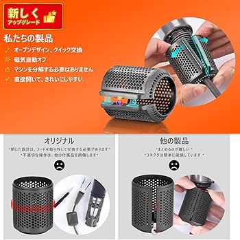 Amazon.co.jp: マグネットヘアドライヤーフィルターカバー＋インナー