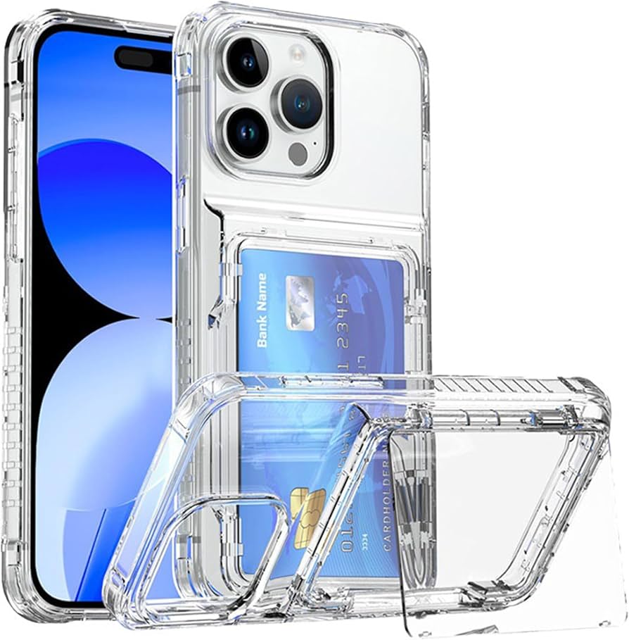 Amazon.co.jp: [La Momo] iPhone14Pro ケース カード収納 クリア