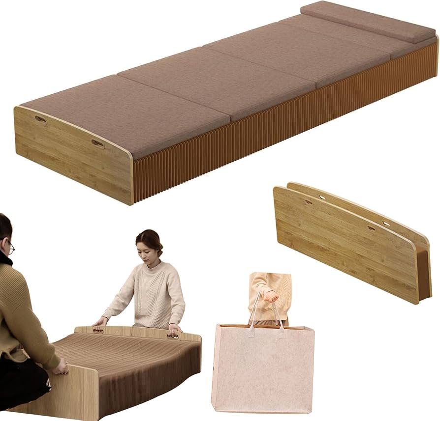 Amazon｜ペーパーベッド シングル/ダブル 伸縮式 折畳み