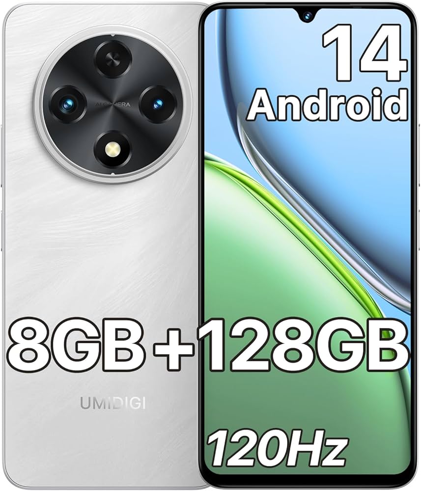 Amazon | UMIDIGI スマホ SIMフリー 120Hz スマートフォン G100A 8GB