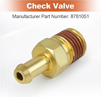 Amazon.com: Check Valve 8781051 Compatible with Select Mercury and