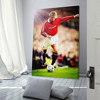 Amazon.co.jp: サッカースターデビッドベッカムポスター (19) ポスター