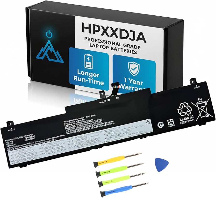 Amazon.com: HPXXDJA L21M3PD4 Laptop Battery Replacement for Lenovo